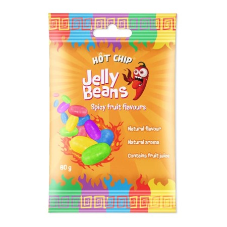 HOT CHIP JELLY BEANS - CARAMELLE PICCANTI ALLA FRUTTA PEZZO SINGOLO