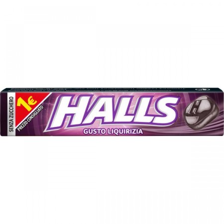 HALLS STICK PZ.20 LIQUIRIZIA