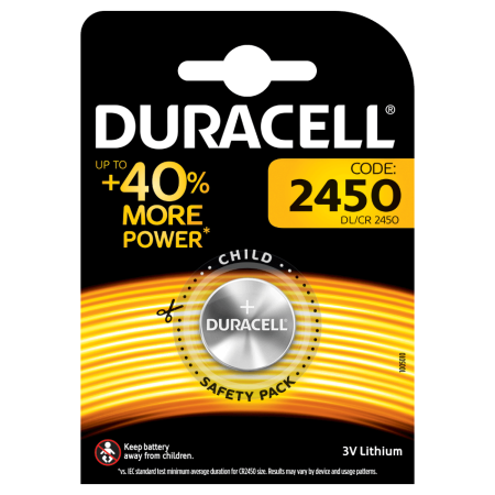 BATTERIE LITIO DURACELL 2450