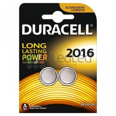 DURACELL 3V 2016 BLISTER 2