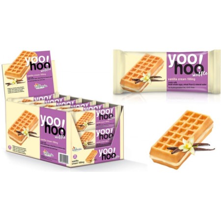 YOOHOO WAFFLE ALLA VANIGLIA GR.50 PEZZI 12