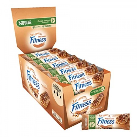 FITNESS Barretta di Cereali con Frumento Integrale e CIOCCOLATO AL LATTE 24 pz