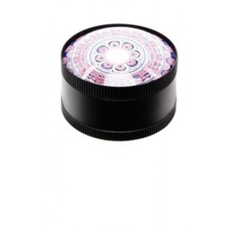 Atomic Metal Grinder Psychedelic ø50mm 3 Parts - MANDALA ROSA