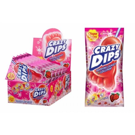 CHUPA CHUPS CRAZY DIPS 12X24 PZ