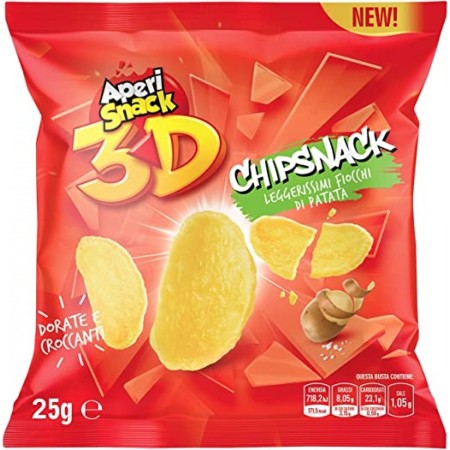 APERISNACK CHIPSNACK 25GRX 36 PEZZI