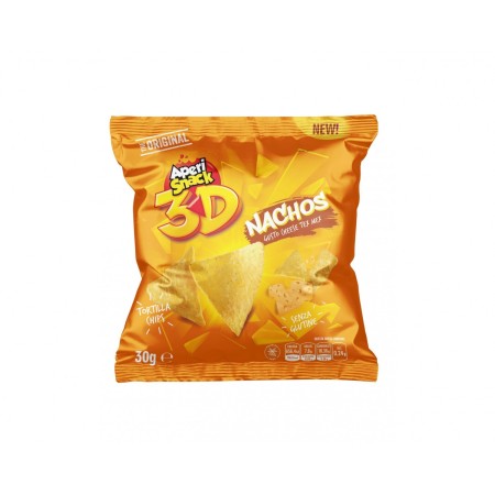 APERISNACK NACHOS CHEESE 30GRX 36 PEZZI