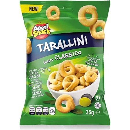 APERISNACK TARALLINO CLASSICO 35GRX 20 PEZZI EXPO