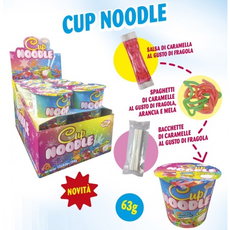 JOHNY BEE CUP NOODLES 63 GR X 12 PEZZI