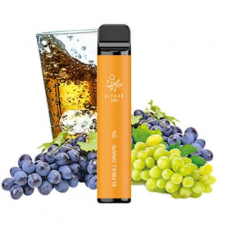 ELFBAR 1500 DISPOSABLE POD DEVICE - ELFBULL GRAPE 0MG