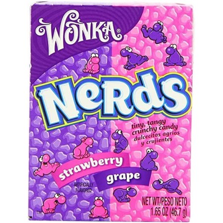 WONKA NERDS GRAPE & STRAWBERRY conf da 36 scatole