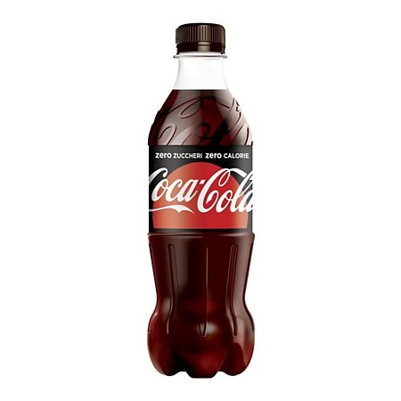 COCA COLA ZERO BOTTIGLIA PET 450ML CONFEZIONE 12 PEZZI