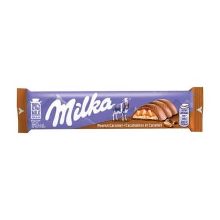 MILKA BARRETTA ZACK ARACHIDI E CARAMELLO 37GR X 36 PEZZI