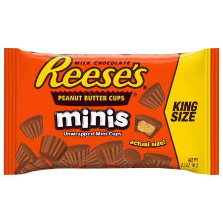 REESE'S MINI PEANUT BUTTER KING SIZE CONF 16 PEZZI 70G