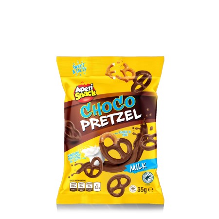 APERISNACK CHOCO PRETZEL AL LATTE 35gx20pz EXPO