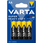 VARTA SUPER HEAVY DUTY AA - BL4 X 12 PEZZI STILO R6P 1.5V