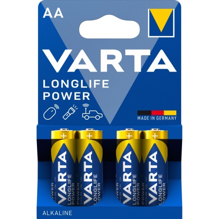 VARTA LONGLIFE POWER AA - BL4 X 20 STILO PEZZI LR6 MN1500 1.5V