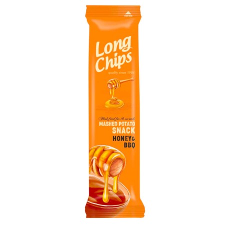 LONG CHIPS HONEY BBQ CONF. 75g x 20 pz