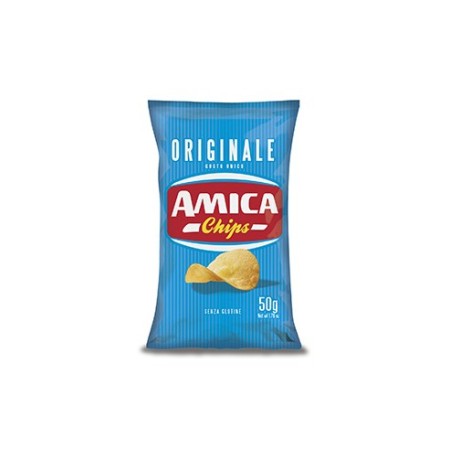 AMICA CHIPS - PATATINA CLASSICA CONF. 50g x 21pz -promo- scad. 14/09/24