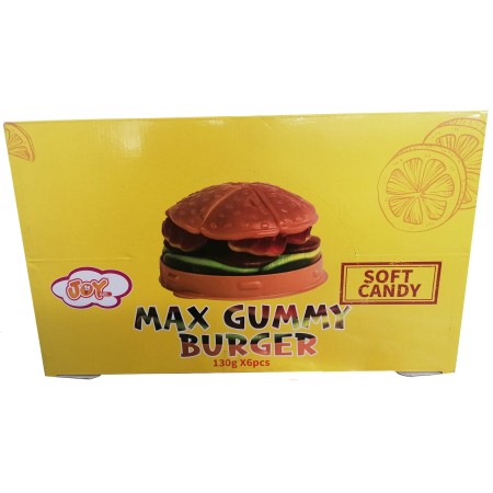 JOHNY BEE MAX BURGER GUMMY 130g x 6 pezzi