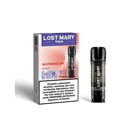 LOST MARY TOCA AIR -POD- WATERMELON (2 PEZZI) 20 MG