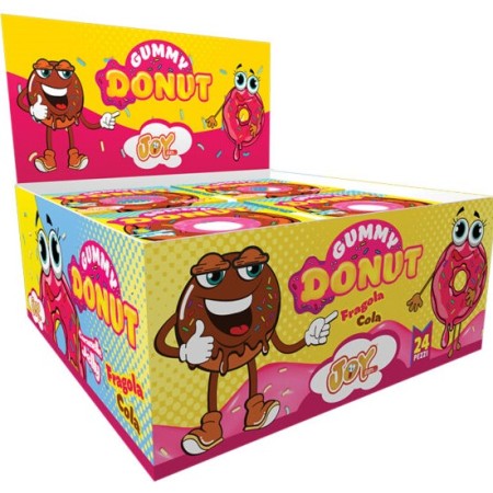 JOHNY BEE DONUT GUMMY CONF. 23g x 24pz - cod. 600