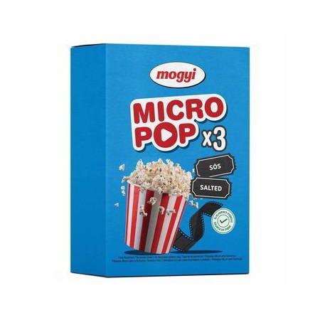 MOGYI POPCORN PER MICROONDE 3 X 100GR SALATO