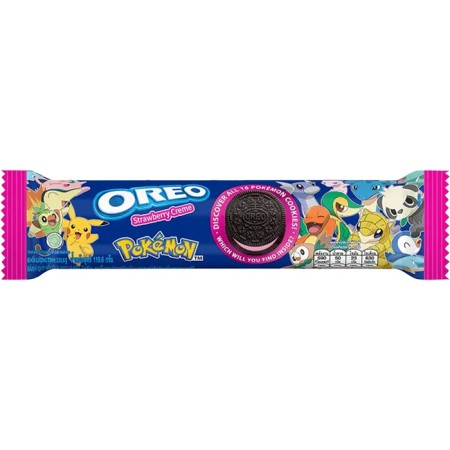 OREO COOKI - BISCUIT STRAWBERRY CREAM POKEMON PEZZO SING. 120g -PROMO- SCAD. 03/01/25