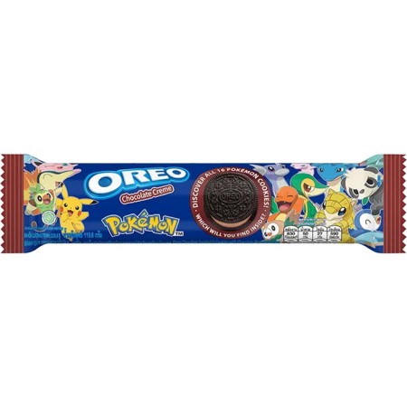 OREO COOKI - BISCUIT CHOCOLATE CREAM POKEMON PEZZO SING. 120g -PROMO- SCAD. 04/01/25