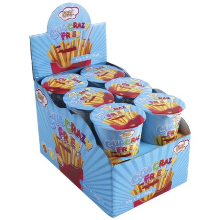 JOHNY BEE CUP CRAZY FRIES 63 GR X 12 PEZZI - cod 583