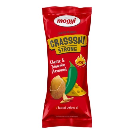 CRASSSH ARACHIDI 30X60 GR GUSTO CHEESE e JALAPENO