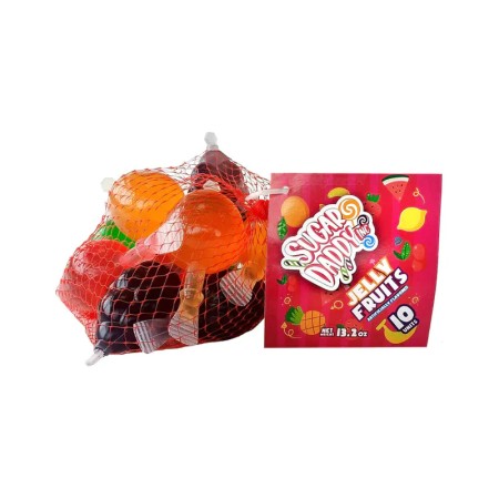 JELLY FRUITS SUGAR DADDY 60 PEZZI x 37g (6 retine da 10 pezzi)