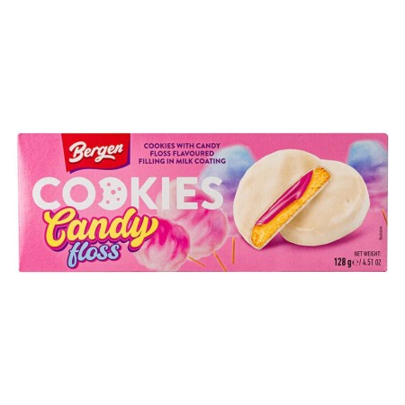 BERGEN CANDY FLOSS COOKIES DA 128g