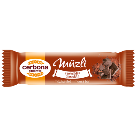 CERBONA MUESLI BAR WITH CHOCOLATE CONF.20g x 20pz