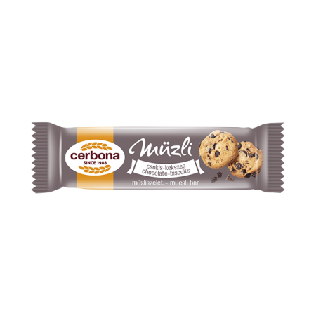 CERBONA CHOCOLATE-BISCUIT MUESLI BAR CONF.20g x 20pz