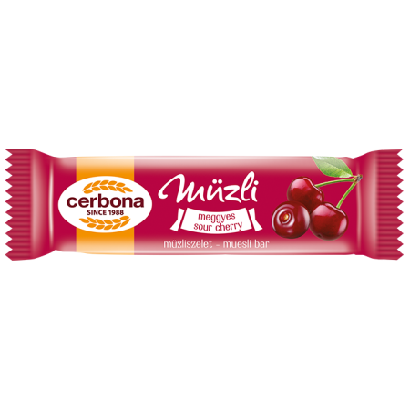 CERBONA MUESLI BAR WITH SOUR CHERRY CONF.20g x 20pz