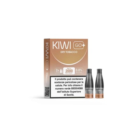 KIWI GO + POD - DRY TOBACCO 20 (2 PEZZI)