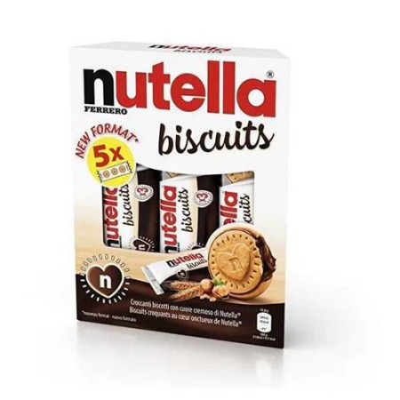 NUTELLA BISCUITS FERRERO CONFEZIONE DA 5 X 3 BISCOTTI