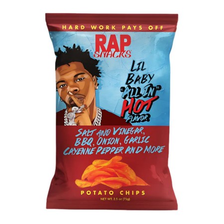 RAP SNACK LIL BABY ALL IN HOT CHIPS 71GR BUSTA SINGOLA