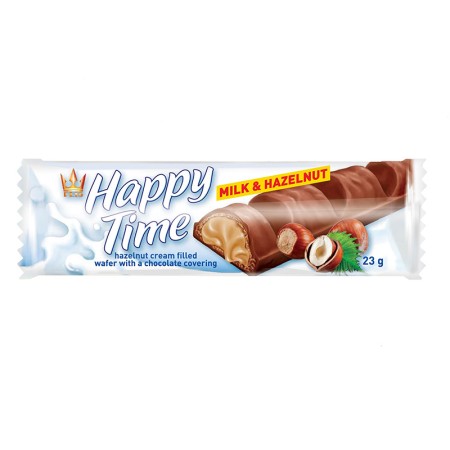 HAPPY TIME WAFER CIOCCOLATO E NOCCIOLA 24PZ X 23G